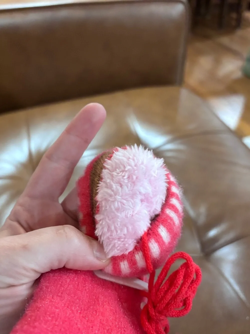NWT Kids Pink Bear Mittens - Cozy Winter Gloves
